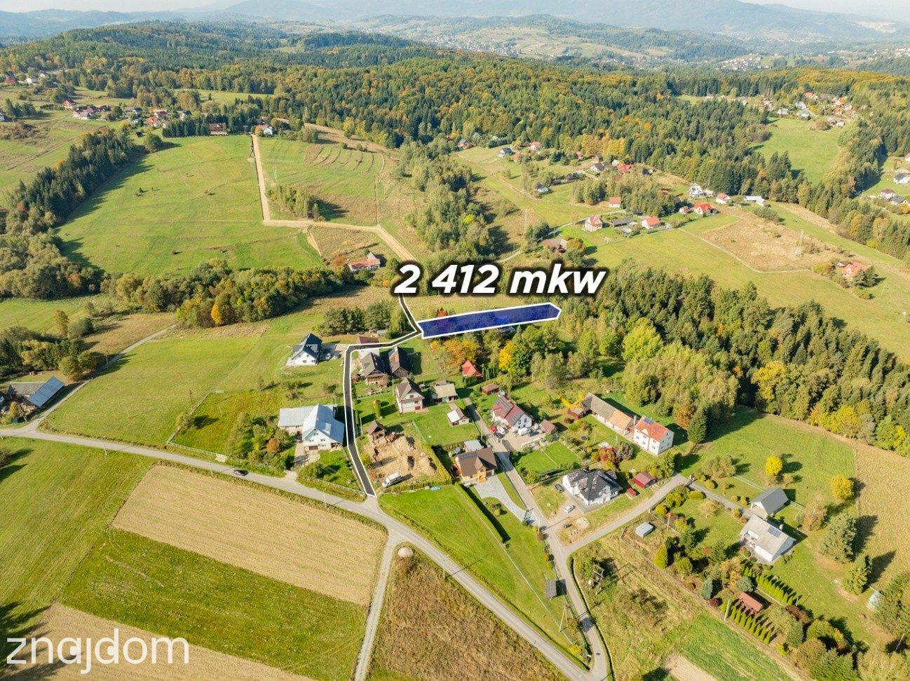 DZIAŁKA BUDOWLANA- Sprzedaż- Wysoka, Jordanów - zdjęcie 3