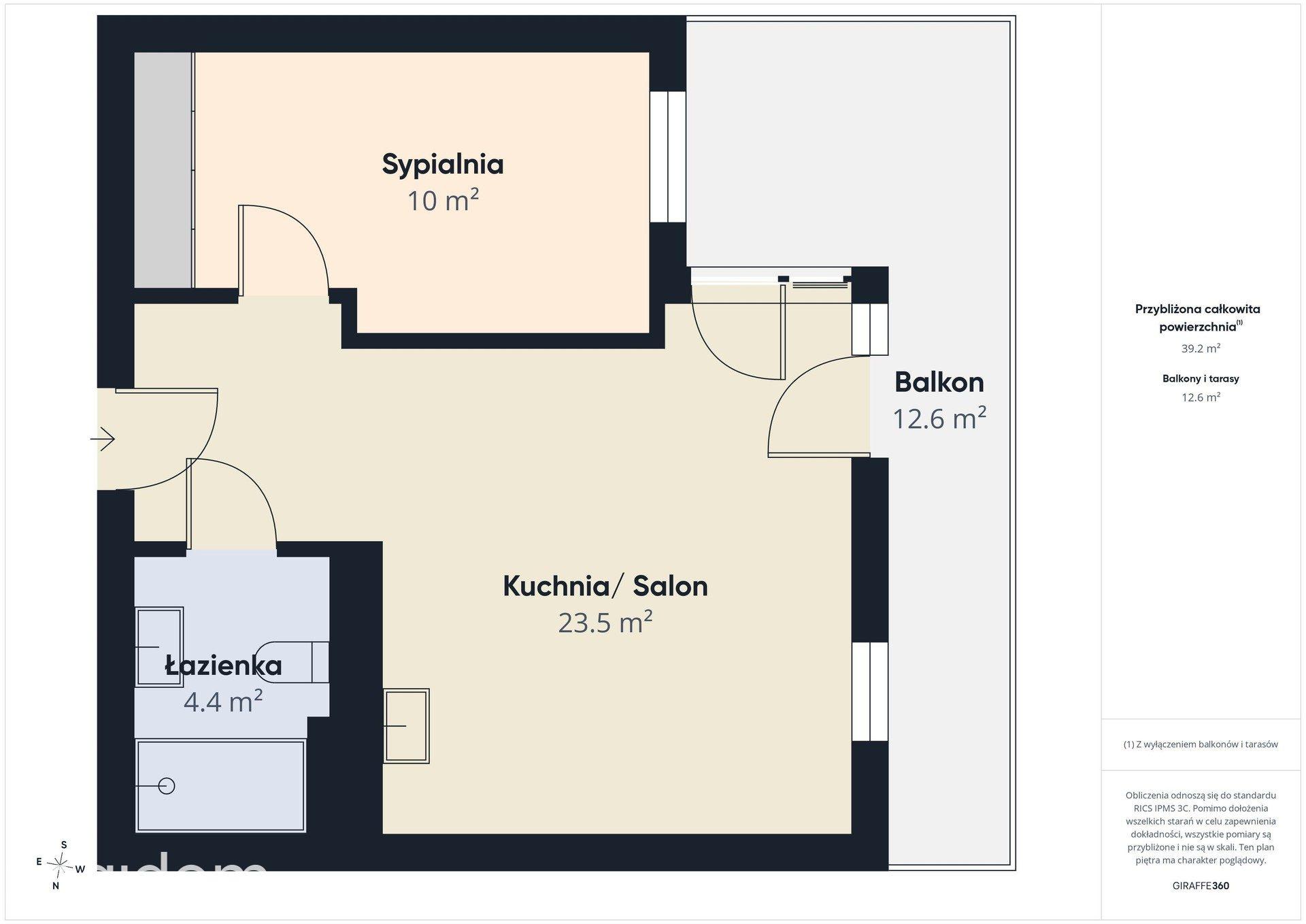 2 pokoje w stylu glamour I Balkon I Garaż - zdjęcie 20