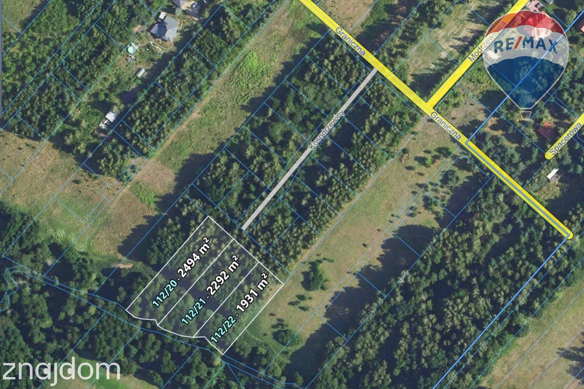 Działka budowlana 2494m2 z lasem nad rzeczką - zdjęcie 3