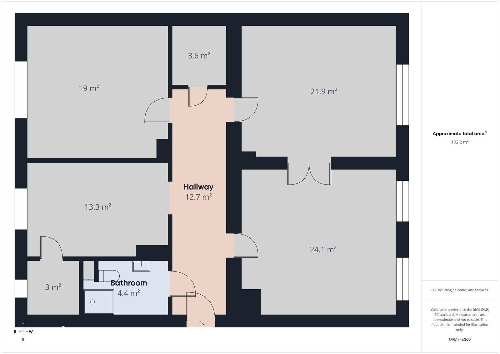 Przestronne 3-pokojowe mieszkanie 102,24 m² w centrum Miastka - zdjęcie 17