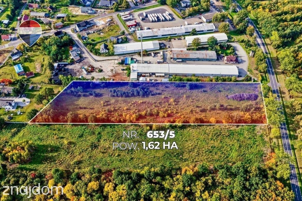 Teren inwestycyjny 1,62 ha przy DK27 - zdjęcie 3