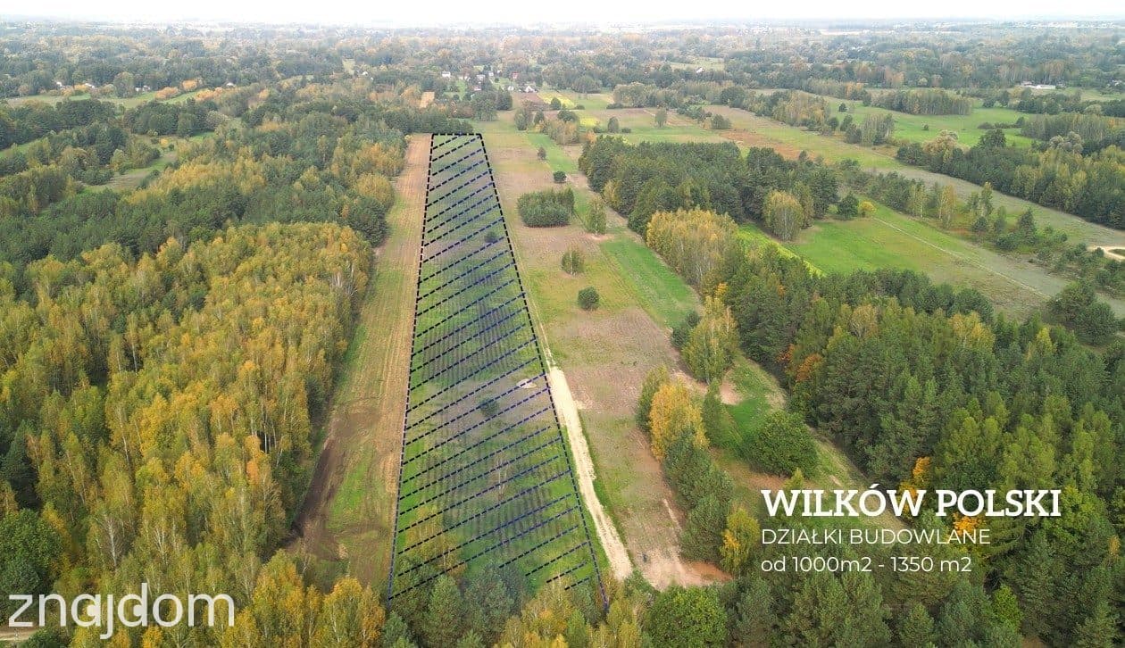 Działka budowlana 1100m2, Wilków Polski - zdjęcie 4