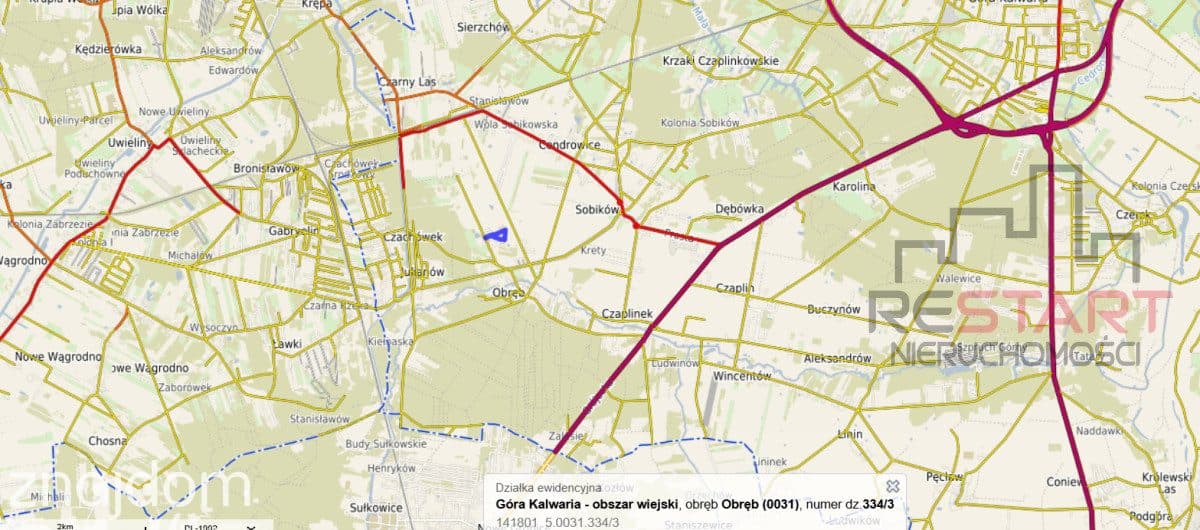 Piękna przestrzeń na dwa domy k/Góry Kalwarii 1,5H - zdjęcie 8