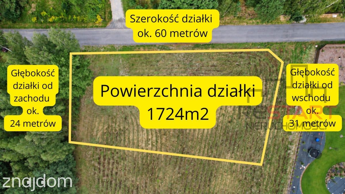 Duża działka budowlana 1724 m² | Makówka - zdjęcie 7