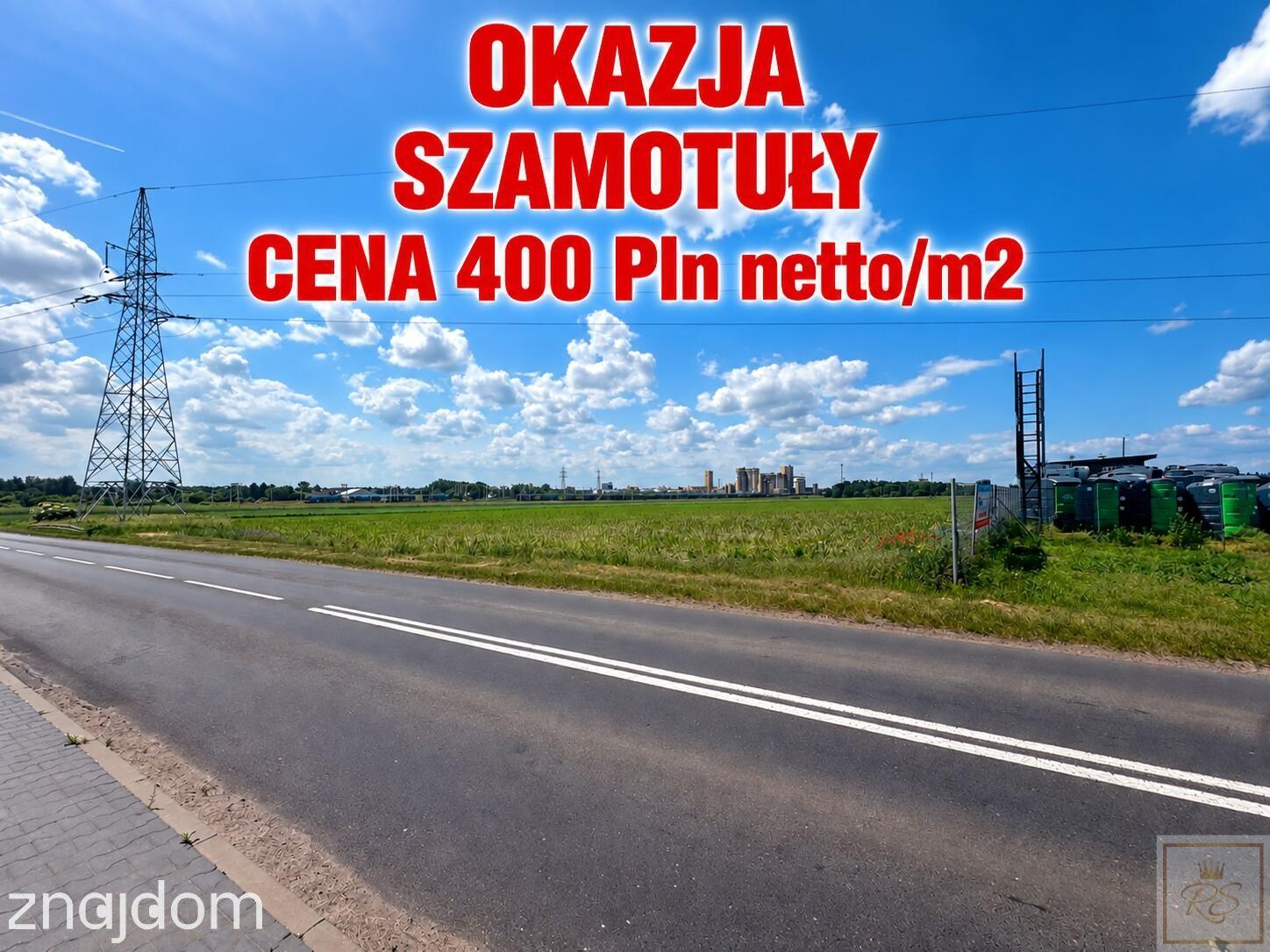 Szamotuły działka pod market