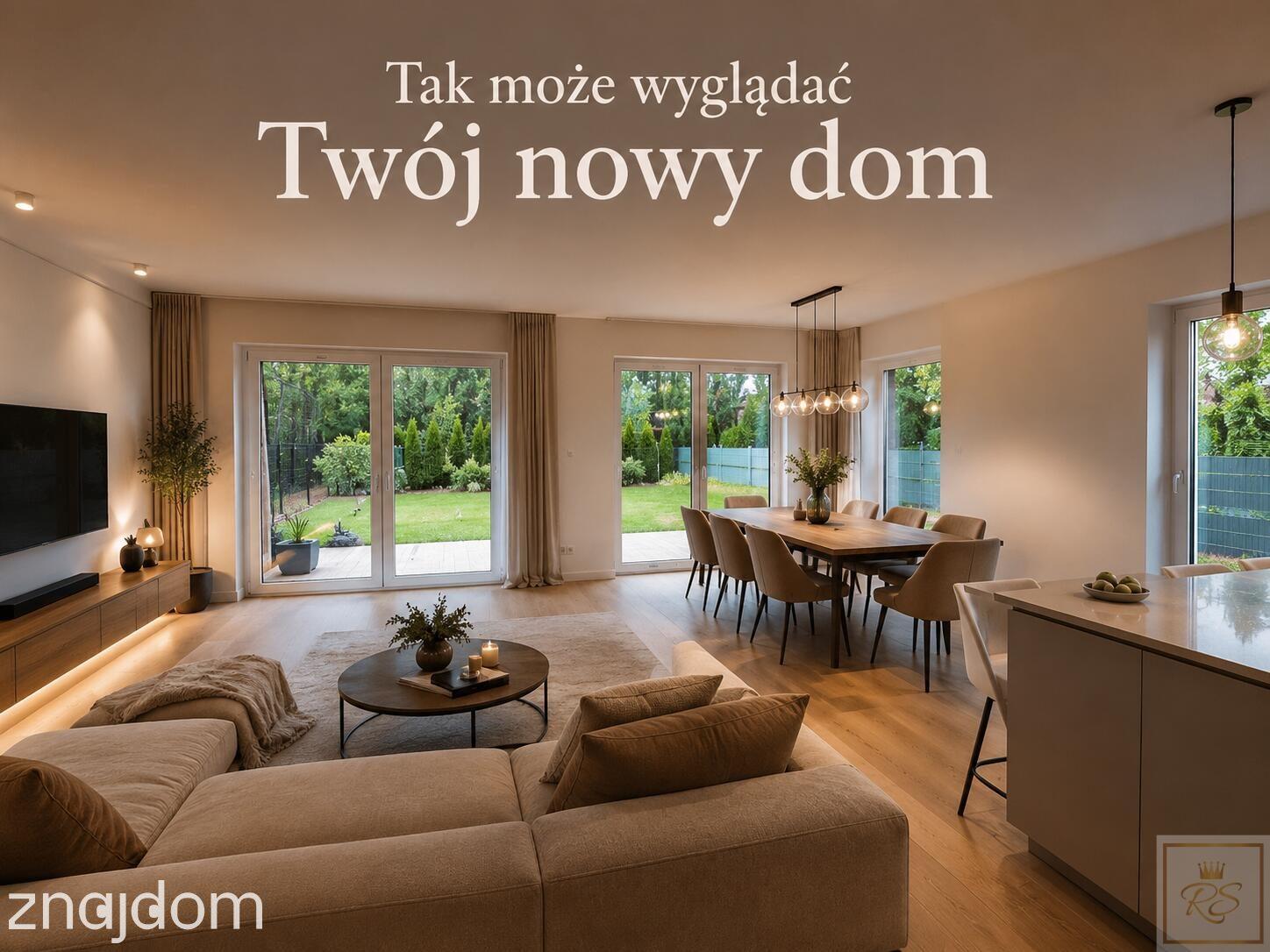 NOWY DOM Z OGRODEM 30 min od POZNANIA 97,4 m2, 4 POKOJE, 599 000 ZŁ - zdjęcie 4