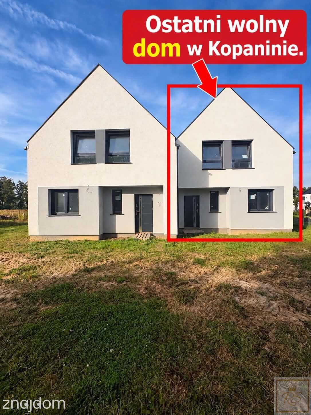 OSTATNI DOM W KOPANINIE PRZY LESIE 4 POK. 117,5 m² BLISKO POZNANIA