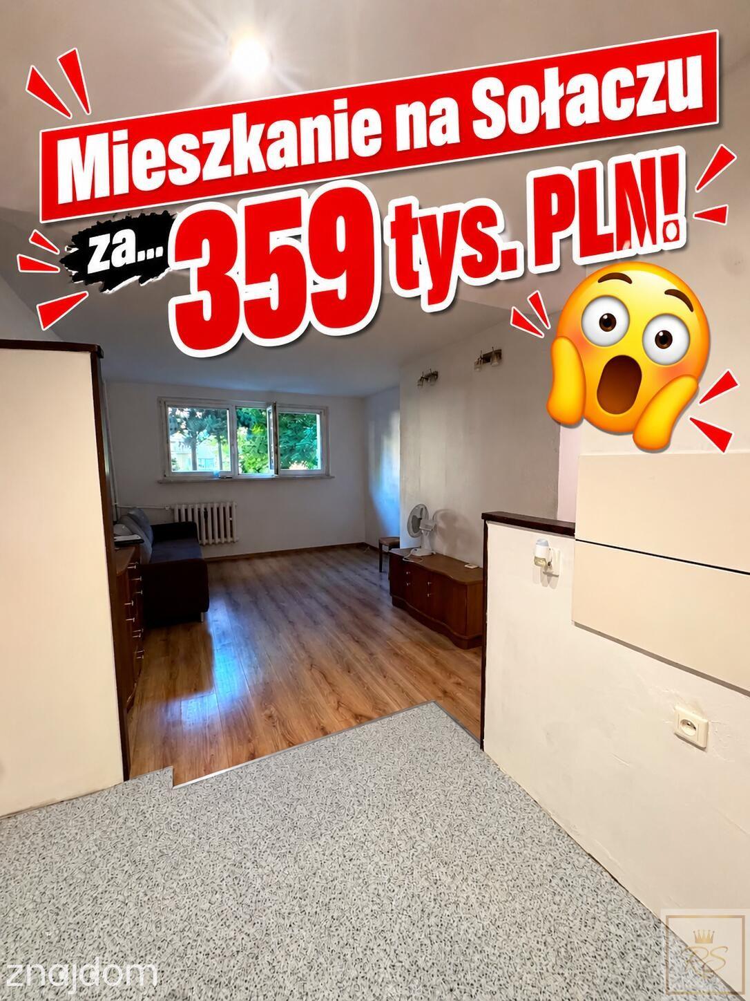 Nieruchomość na poznańskim Sołaczu za 359 tys. Pln !!!