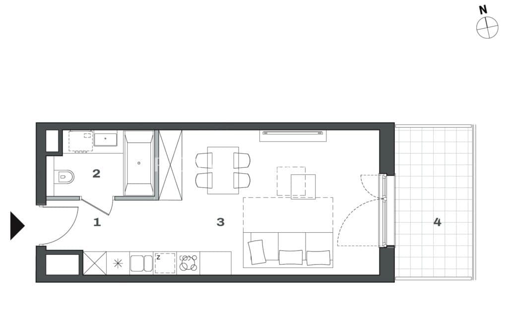 Nowoczesne studio Nadgórników 14 | Noho - zdjęcie 7