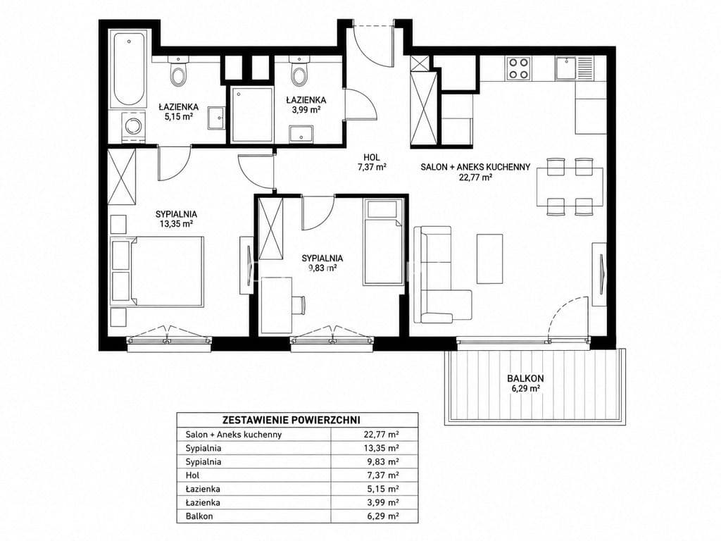 Apartament Premium z balkonem | Wola - zdjęcie 20