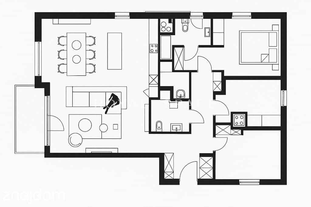 Luksusowy apartament z tarasem i widokiem na park - zdjęcie 20
