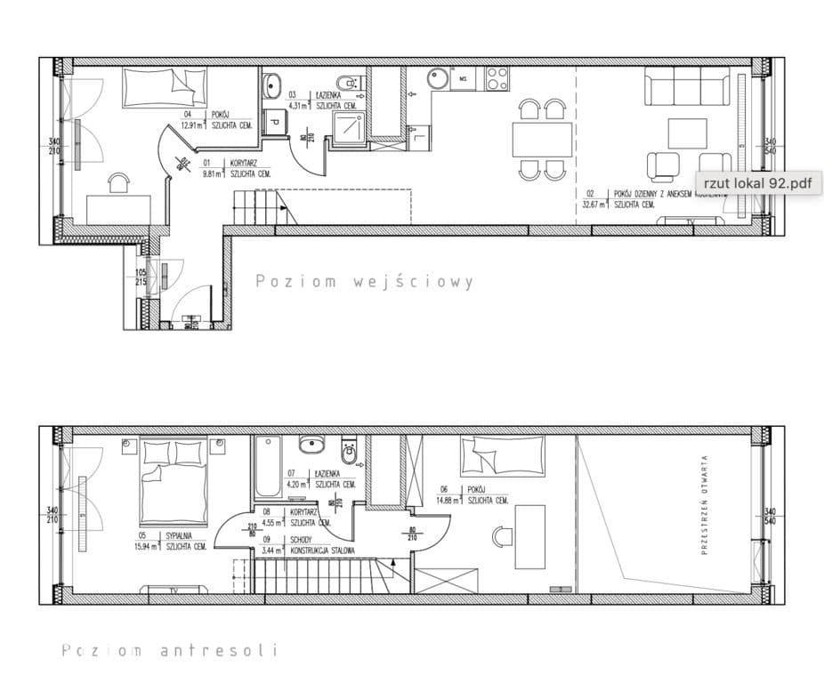 Loft z Panoramą Warszawy | Qbik - zdjęcie 3