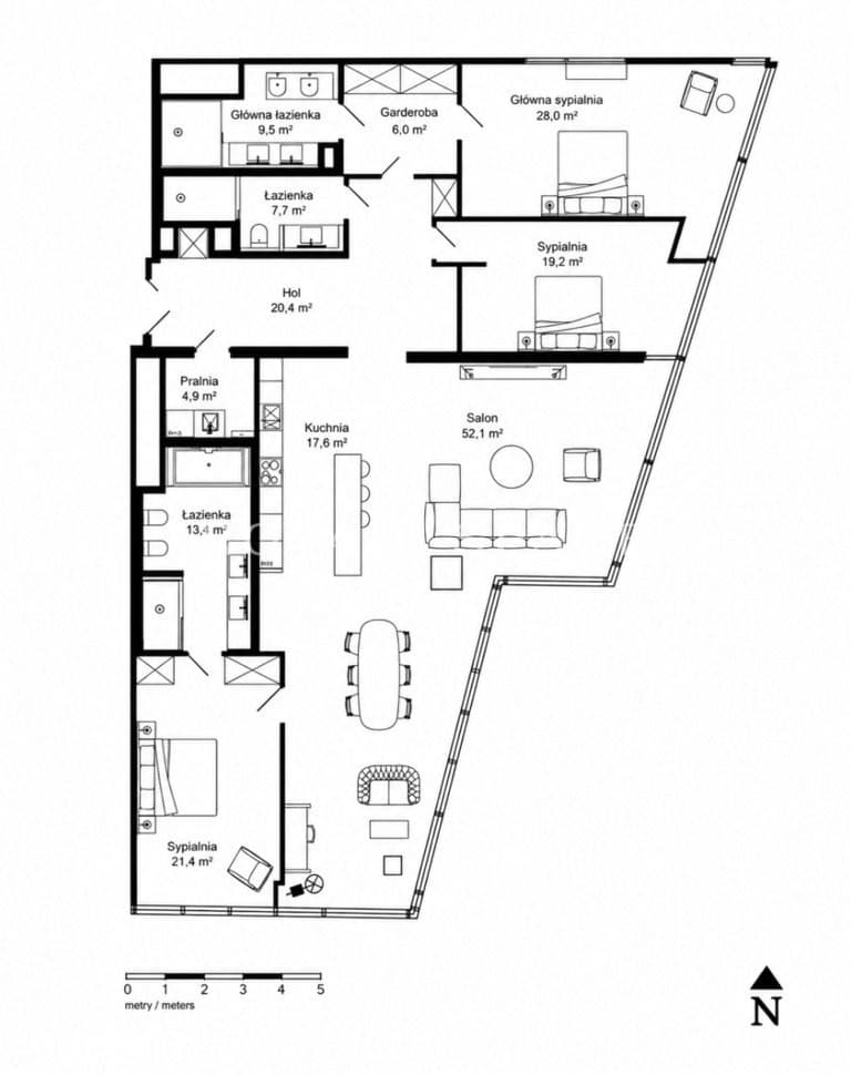 Przestronny apartament na Złotej 44! - zdjęcie 20
