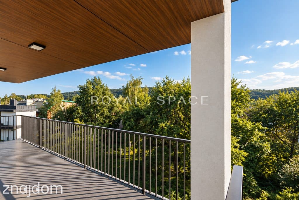 Penthouse z tarasem na dachu | widok na Las Wolski - zdjęcie 3