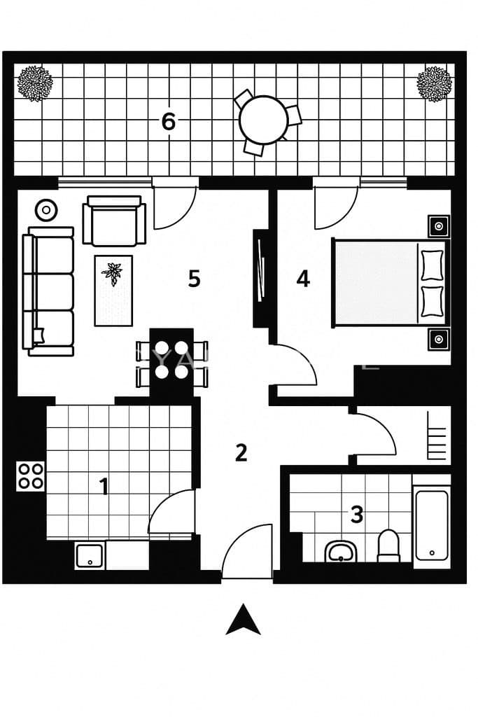 Apartament z dużym balkonem | Oxygen - zdjęcie 20