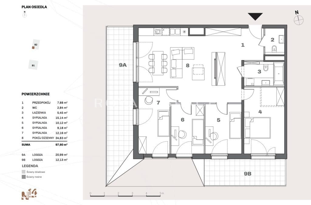 Penthouse | 10 piętro | Południe i Zachód | 300 cm - zdjęcie 5