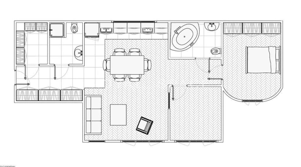 Loft z 30m2 tarasem na dachu w sercu Krakowa - zdjęcie 13