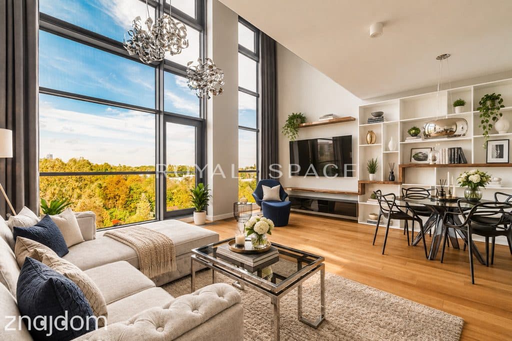 Dwupoziomowy loft z panoramicznym widokiem | Qbik