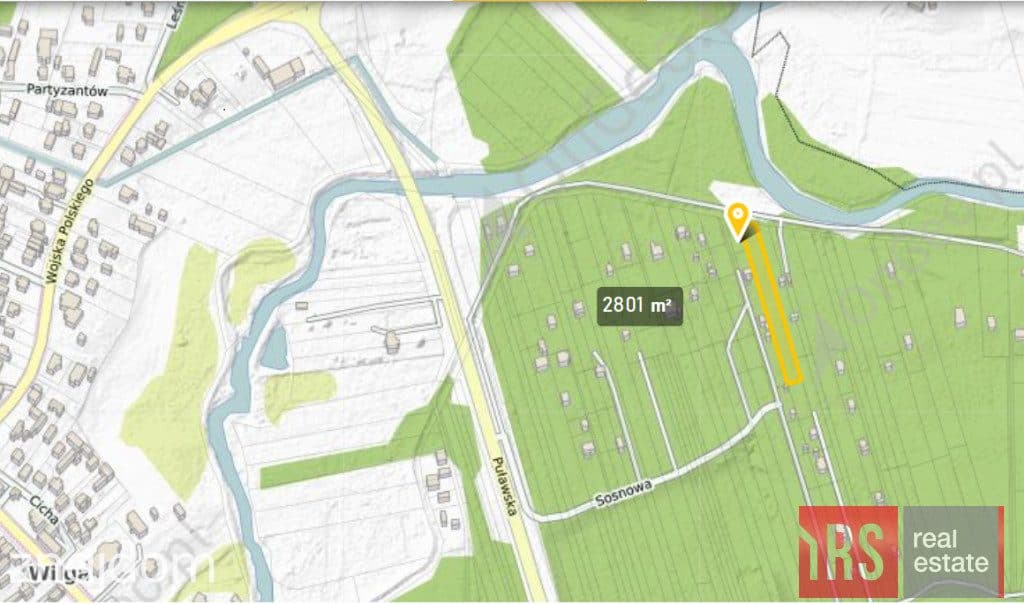 Duża działka 2801 m2, blisko rzeki Wilga, Za Jazem - zdjęcie 2