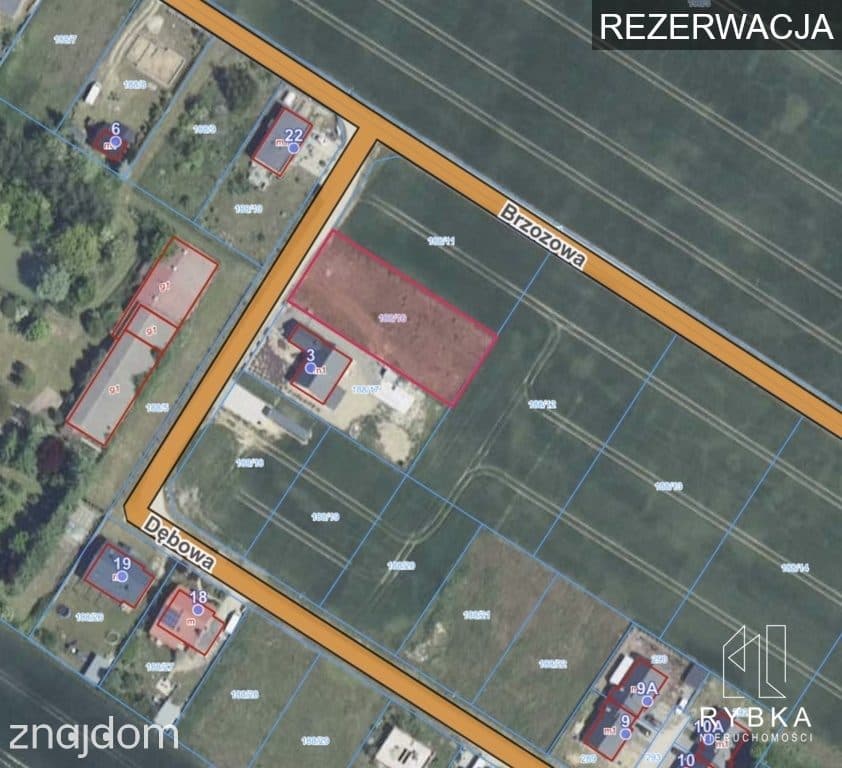 Działka 1142 m² | Brodowo, ul. Dębowa - zdjęcie 2
