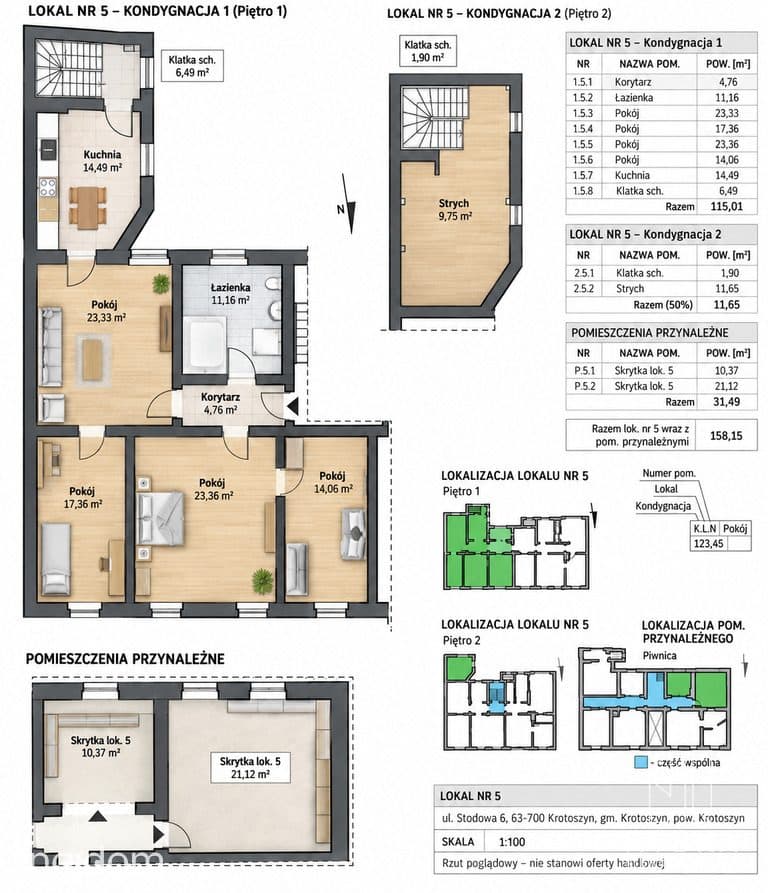 Duże mieszkanie 115,01 m² | 4 pokoje | Słodowa - zdjęcie 15