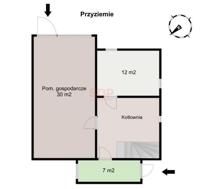 Dom do remontu / działka 735m2 /widok na Odrę/Karłowice - zdjęcie 11