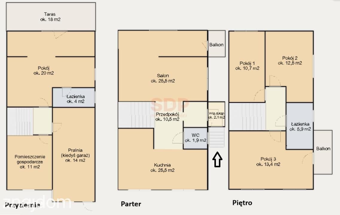 Dom w zabudowie bliźniaczej | 800 m2 ogrodu - zdjęcie 3