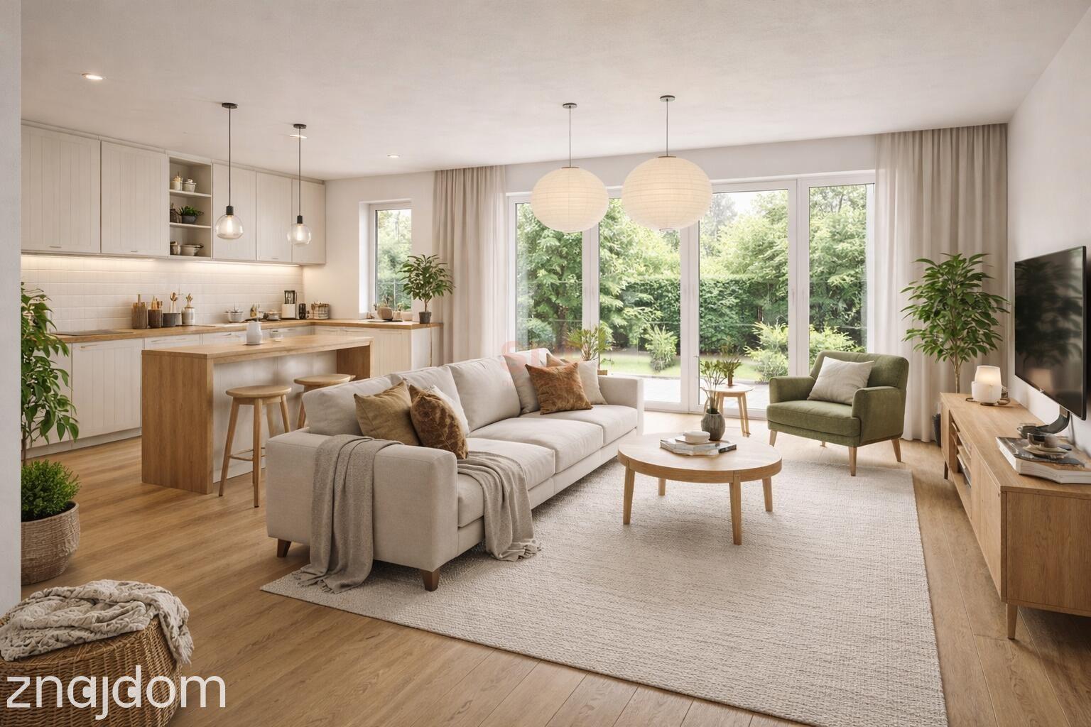 Nowoczesny dom w zabudowie szeregowej | 106 m² | Ogród + taras