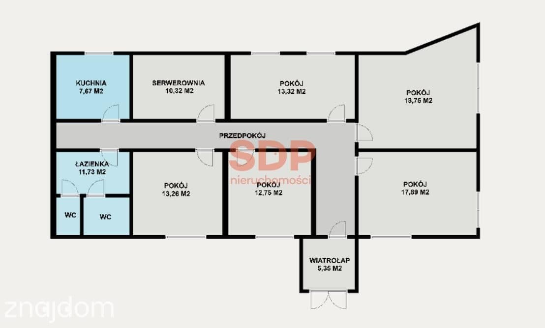 Lokal biurowo-usługowy 100 m2 / blisko pl. Grunwaldzkiego - zdjęcie 10