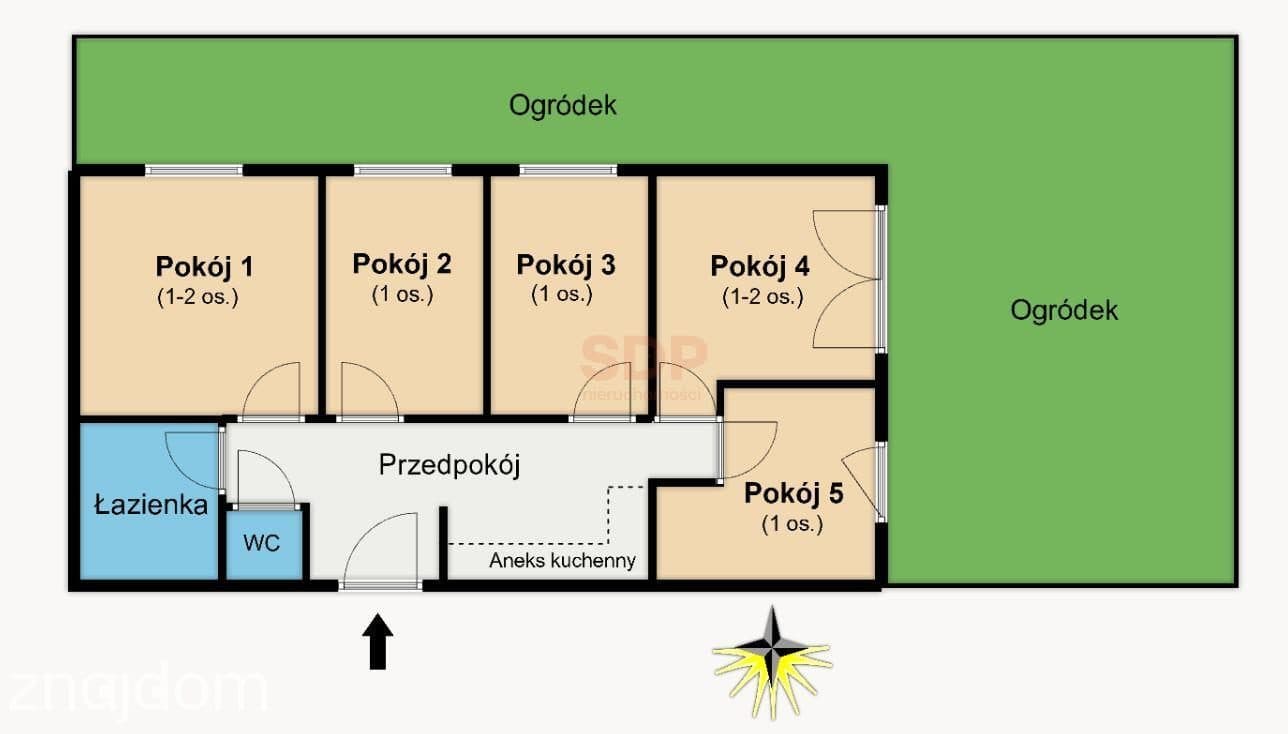 Mieszkanie 5 pokoi z najemcami, m. garażowe - zdjęcie 6