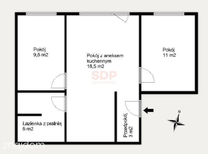 Atrakcyjne 3 pokoje: termomodernizacja, winda, pełna własność - zdjęcie 6