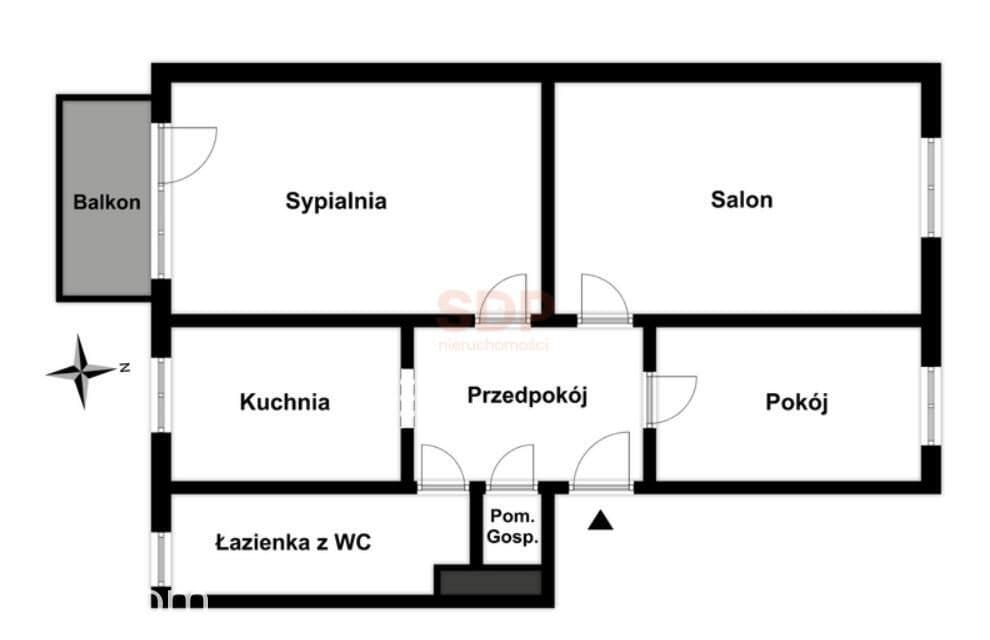 |3 pokoje | osobna kuchnia | wysokie sufity | balkon | kamienica| - zdjęcie 11