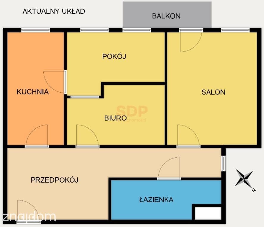 3 pokoje|balkon|klimatyzacja|Blisko centrum - zdjęcie 8