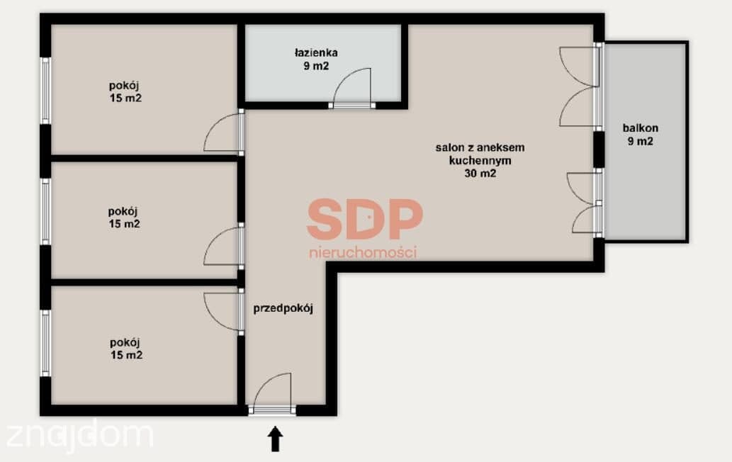 4 pokoje na Popowicach - zdjęcie 5