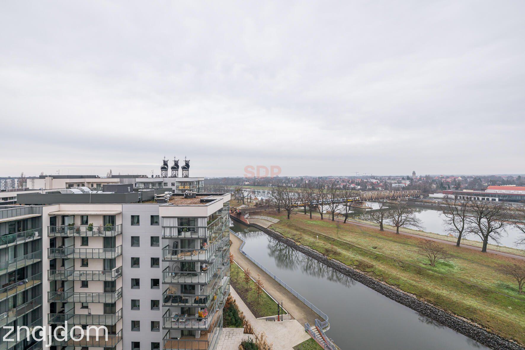 Apartament na Browarach Wrocławskich z tarasem i widokiem na rzekę - zdjęcie 7