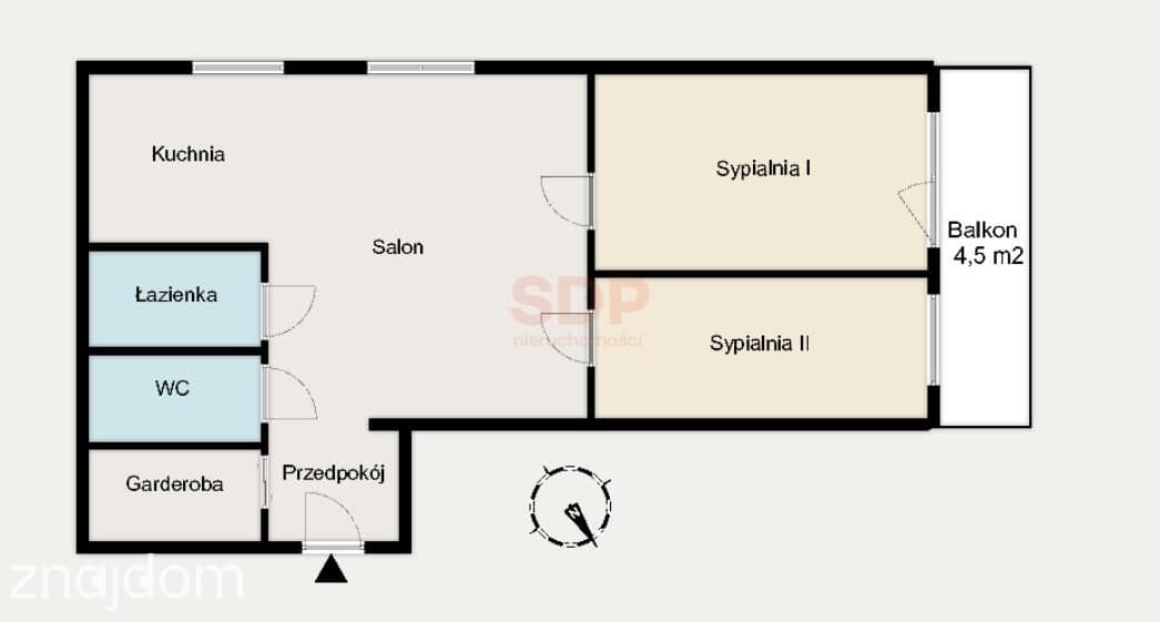 Przestronne 62,5 m2 z pięknym widokiem na panoramę Warszawy - zdjęcie 11