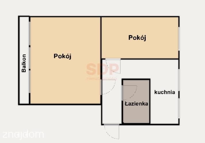 2 pokoje| Balkon | Piwnica | Oddzielna kuchnia | Cicha okolica - zdjęcie 11