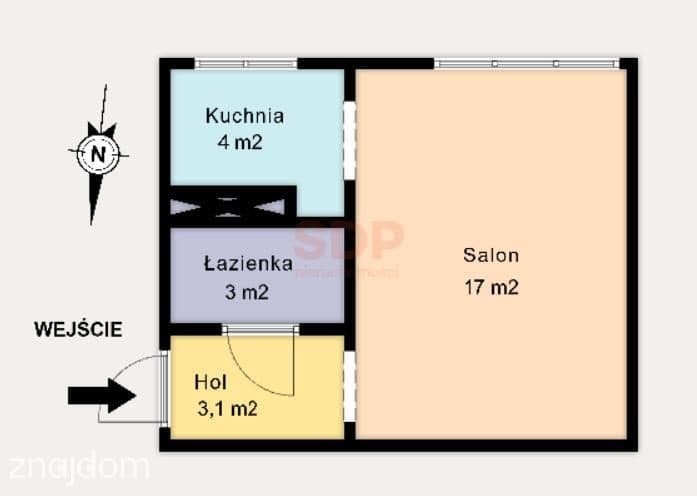 Kawalerka w pobliżu Politechniki i Szpitala Kopernika ( Rezerwacja) - zdjęcie 11