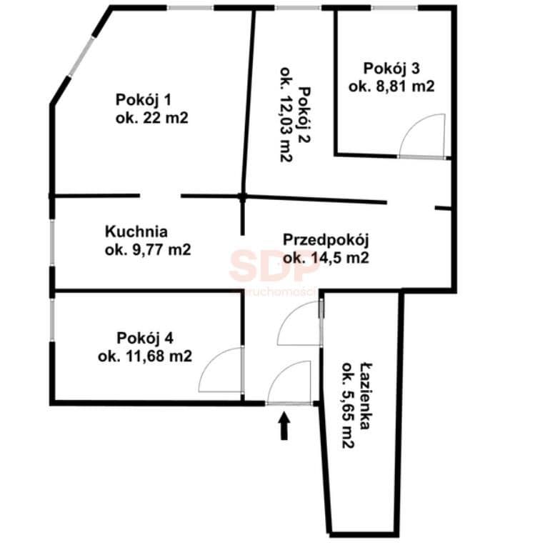 4- pokojowe mieszkanie | 90 m2 | Przynależna piwnica - zdjęcie 12