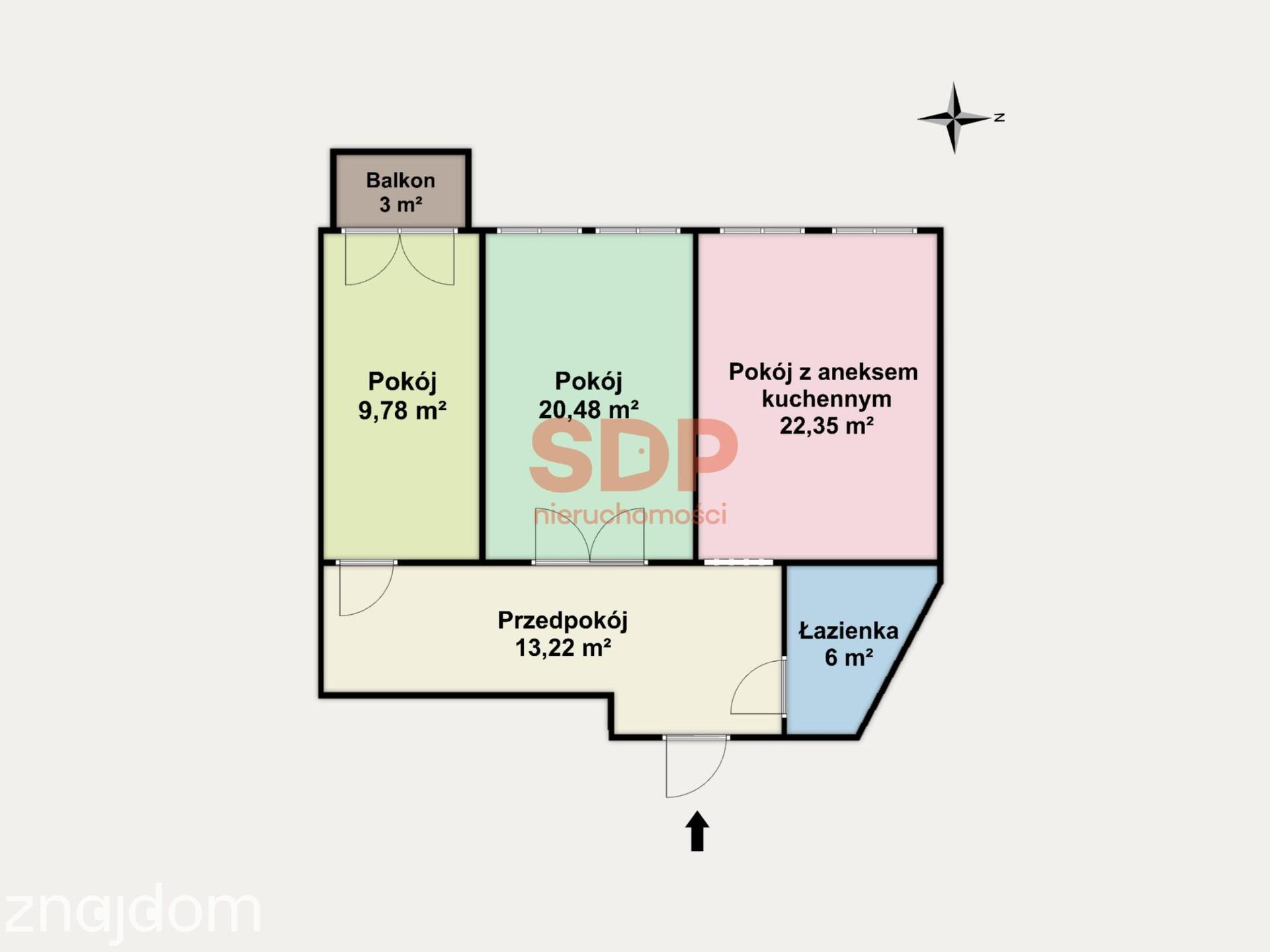 Przestronne 3 pokoje 72,4 m² po remoncie | Balkon - zdjęcie 14