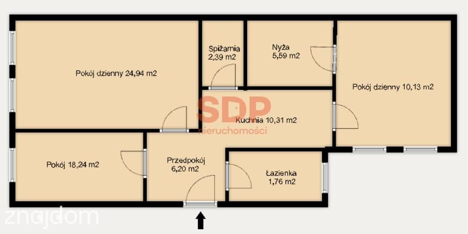 Duże mieszkanie na Nadodrzu, blisko centrum - zdjęcie 7