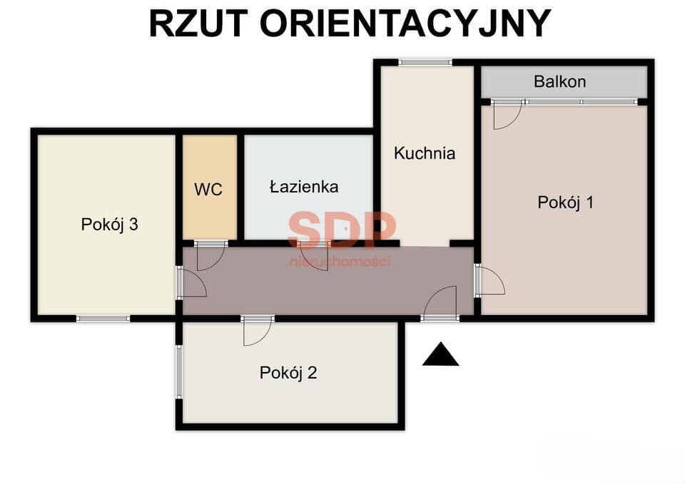 3 POKOJE | NOWY DWÓR | BALKON | PARTER - zdjęcie 4