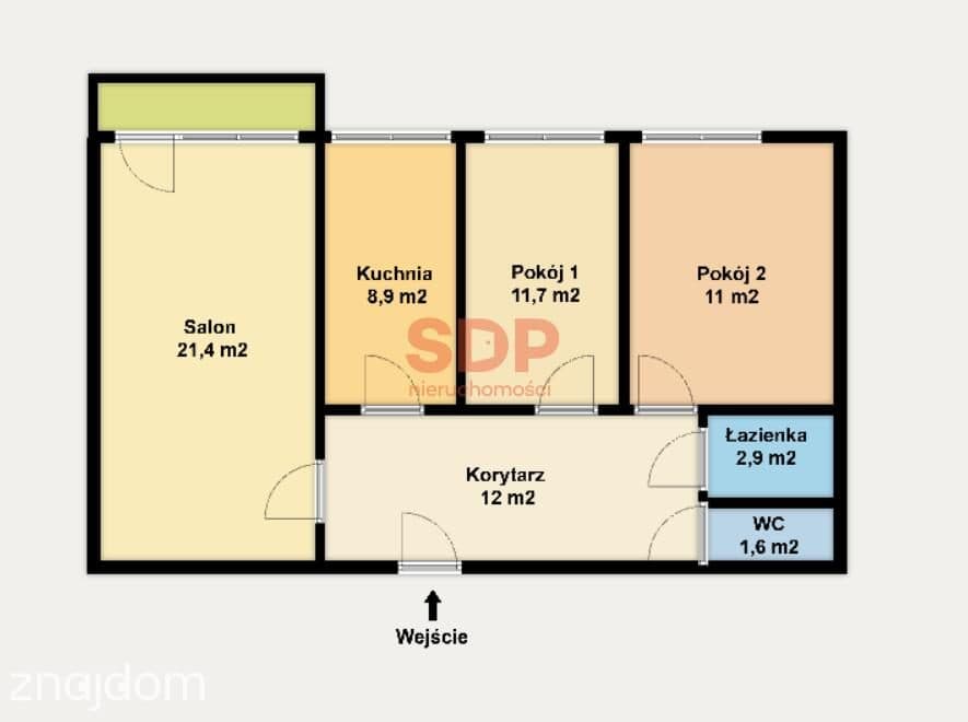 3 pokoje w samym centrum do własnej aranżacji! - zdjęcie 7