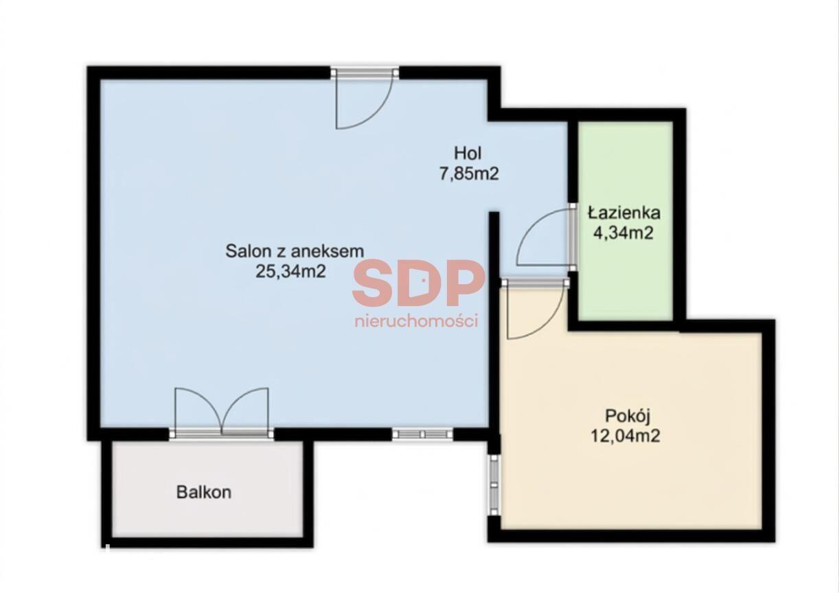 Przestronne 2 pokoje | 50 m² | Południk 17 | Projekt architekta - zdjęcie 8