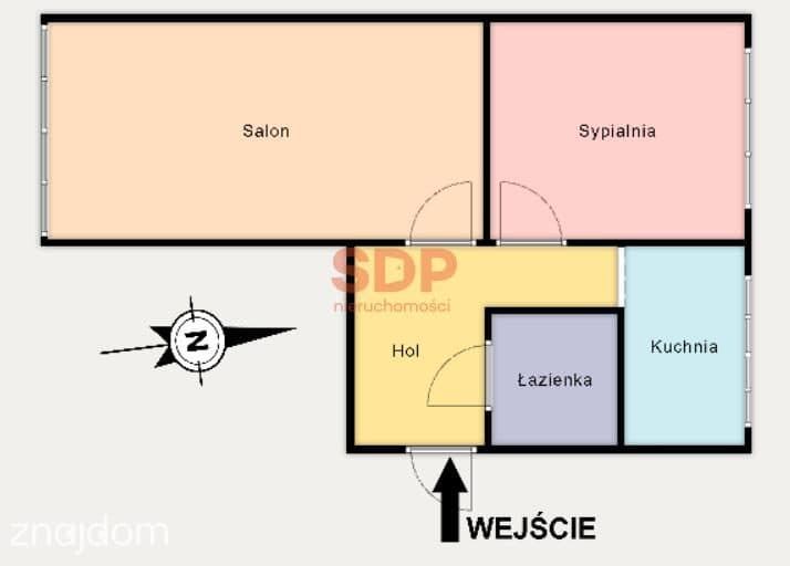 Rozkładowe 2-pokojowe w cichej okolicy z dobrą komunikacją - zdjęcie 12