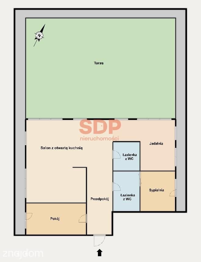Apartament z tarasem nad rzeką | panorama miasta| 6. piętro - zdjęcie 5