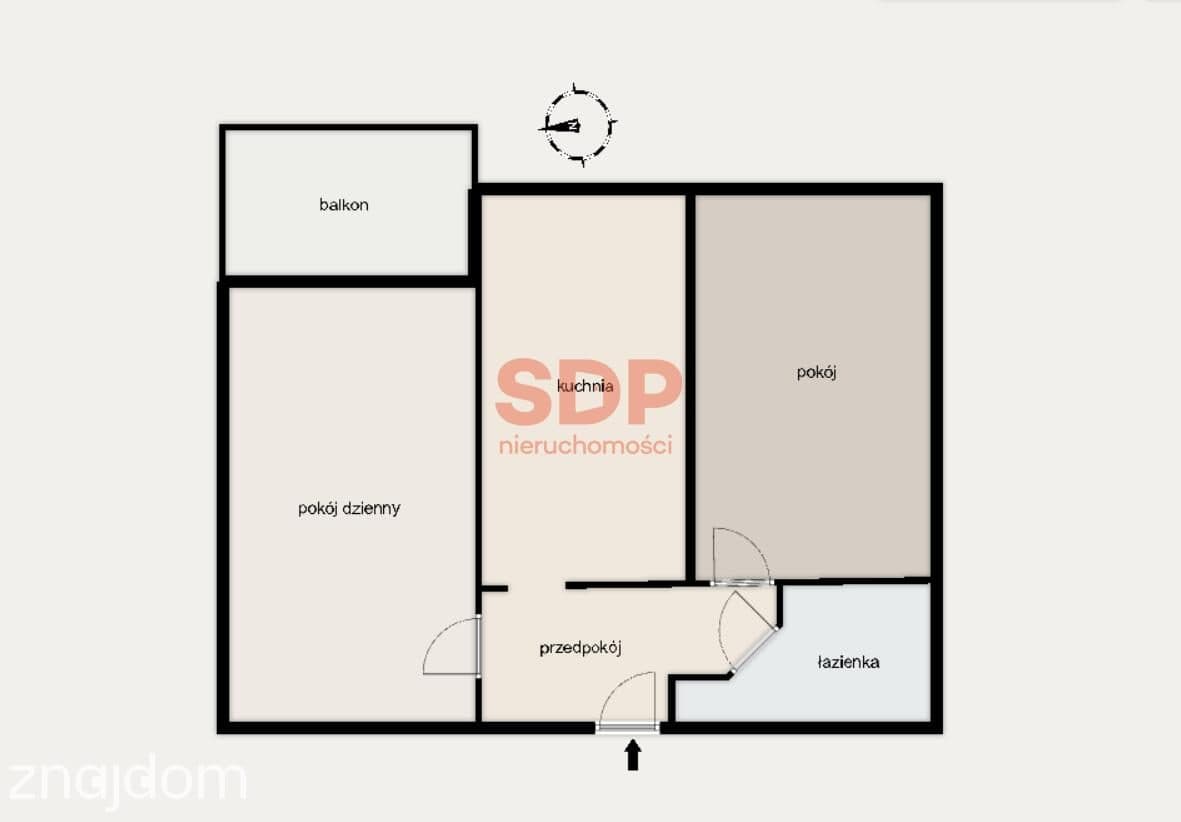 Funkcjonalne 2 pokoje dla pary lub singla – balkon, spokojna okolica - zdjęcie 4