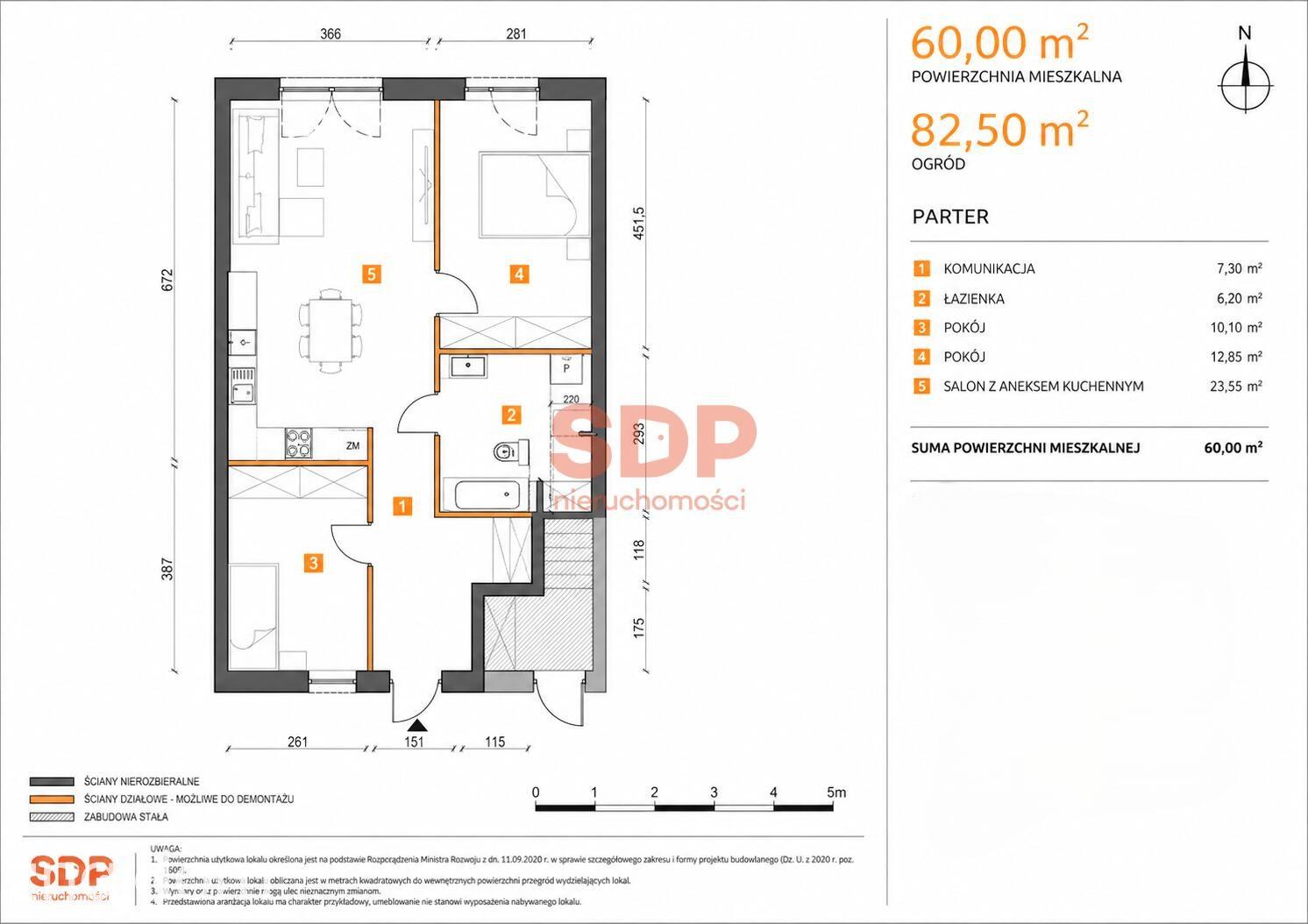 3 pokoje | ogród 82m² do Wyłącznego Korzystania | - zdjęcie 5