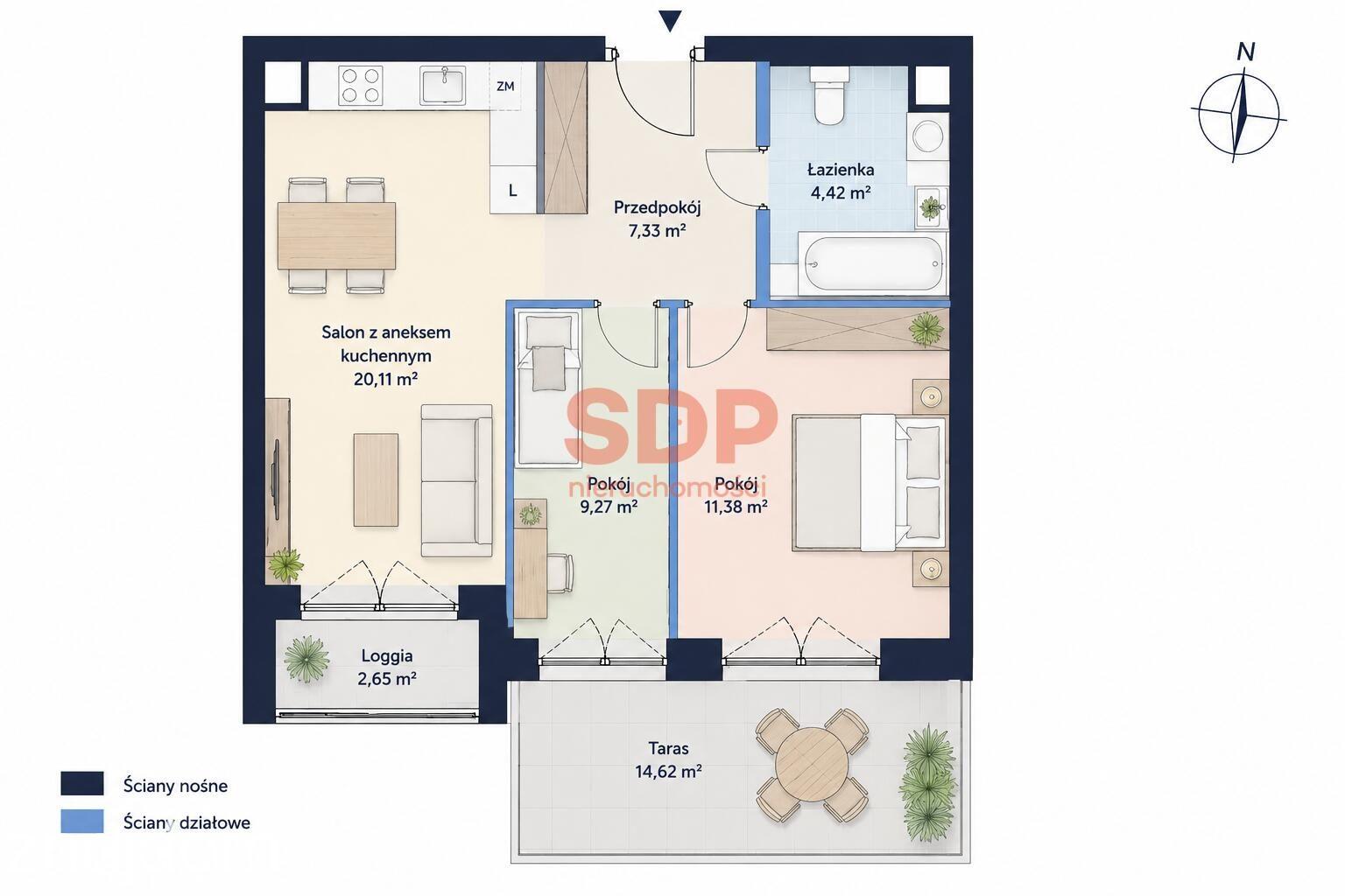 3 pokoje| balkon + loggia | duże przeszklenia | Śródmieście - zdjęcie 6
