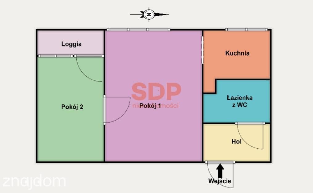2 pokoje z balkonem – Dąbrowa, 10. piętro - zdjęcie 10